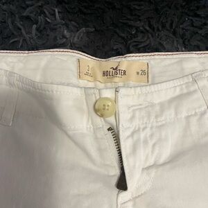 Hollister Cream Denim Pants